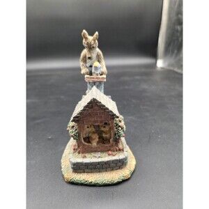 Three Little Pigs And Big Bad Wolf Figurine